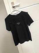 Elegancka bluzka Zara kolnierzyk S bawelna 