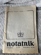 Stary zeszyt NOTATNIK / a4 - linia / WYD.WZWP WROCŁAW
