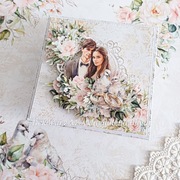 Kartka, ręcznie robiona, ślub, Rocznica