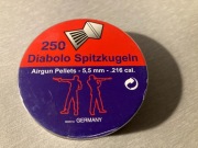 Śrut stalowy 5,5 mm 250 sztuk Airgun Pellets