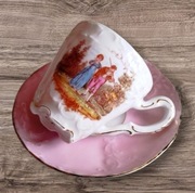 Kolekcjonerska filiżanka do Czekolady Carl Tielsch AltWasser Wałbrzych 