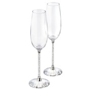 Kieliszki do szampana Swarovski Crystalline - zestaw 2 sztuki / Nowe