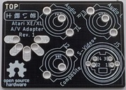 Płytka PCB adaptera audio-wideo do Atari XE i XL
