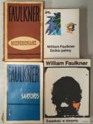 Faulkner zestaw Sartoris Niepokonane Dzikie palmy Światłość w sierpniu