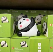 Urocza silikonowa lampka LED panda dla dzieci 