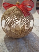 Bombka na szydelku 12cm