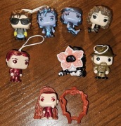 Zestaw 8 figurek Stranger Things Kinder Joy Funko Pop.