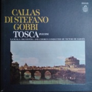 Puccini  - Tosca - Victor De Sabata MONO  box2lp (EX/EX)
