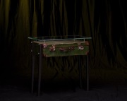 Stół podświetlany hand made