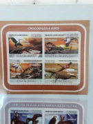 Gwinea Bissau 2008 Mi 3792-5   ark ptaki  krokodyl idealna  pozycja