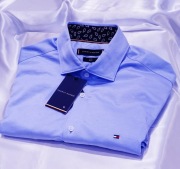 Tommy Hilfiger  koszula błękitna knit M 39 slim fit th ck philpp plein prl