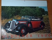 Kalendarz samochody zabytkowe Oldtimer 1990 rok