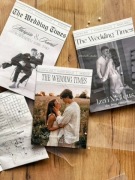 Gazeta Ślubna Weselna w kolorze - A5 (A4 zgięte w pół) - Veralie Studio