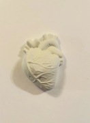 Gipsowe serce figurka serca do pomalowania halloween dekoracja spooky