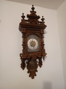 Stary wiszący zegar ścienny Junghans - Ślązak