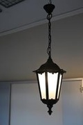 Klasyczna lampa wisząca ogrodowa LATARNIA