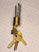 Wkładka bębenkowa FANA WB1 mosiądz do zamka ZSW 4 klucze 