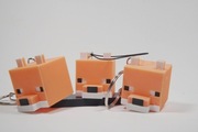 Brelok zawieszka Minecraft 3D – lis lisek fox