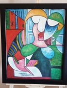 Kubizm Syntetyczny w Stylu Mid-Century (Lata 60/70 XXw.)/Vintage Picasso.