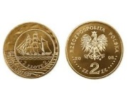 DZIEJE ZŁOTEGO 2 zł x 50 szt. 2005 r. Woreczek Menniczy Żaglowiec