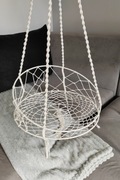 Wiszące łóżeczko hamak dla kota boho kosz wiszący