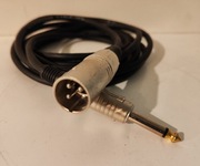 Kabel HLR / JACK 6.3 mono sygnałowy mikrofonowy gitarowy 2,9 m