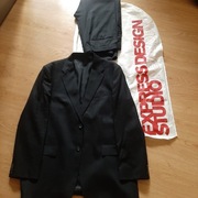 Garnitur wełniany (98% wełna) r. 56 EXPRESS DESIGN STUDIO NEW YORK 