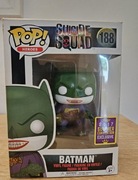 Unikat Funko Pop Suicide Squad Batman Joker # 188 Jared Leto convent exclu 