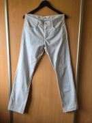 Calvin Klein Beżowe / Off-White Chinosy Meskie W30 L32 100% Bawełna