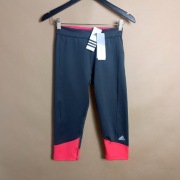 nowe adidas legginsy sportowe s czarne 3 paski treningowe lux 65cm