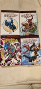 Komiksy Amazing Spider-man,cztery tomy. Roczniki 87-88,90-91,91-92,92