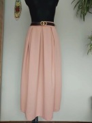 Nowa spódnica długa pudrowy róż