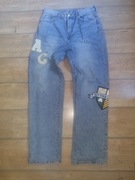 Jeansy H&M aplikacje rozmiar 40 stan bdb