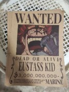 Plakat One Piece WANTED ANIME bez ramy 28 x 42 cm