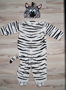 71^ zebra strój przebranie piżama 3/4 Lat_ 98/104