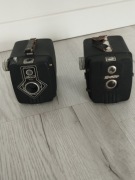 2 stare aparaty fotograficzne skrzynkowe Daci