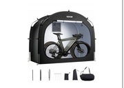 VEVOR Namiot Rowerowy Czarny 203x122x169CM Na 3-4 Rowery Drzwi Pojedyncze