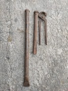 Przecinaki, cęgi stare narzędzia 