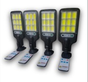 4x Lampa Solarna LED 108 COB IP65 Czujnik Ruchu Pilot LED