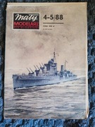 Mały Modelarz 4-5/88 (Brytyjski krążownik przeciwlotniczy HMS "Dido")