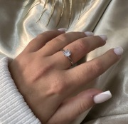 Srebrny pierścionek obrączka stal