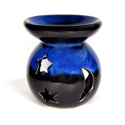 Kominek Podgrzewacz Do aromaterapii Wosków Zapach Tealight Księżyc Gwiazdy