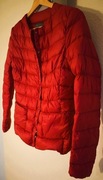 Czerwona  lekka kurtka pikowana -,,Benetton'' wzór - 1965 Italy, rozmiar- S