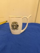 Karlovy Vary Porcelanowy kubek do picia Spa Sip Straw Cup Epiag Czechy vint