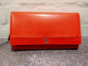 Czerwony portfel damski ze skóry naturalnej Puccini Sorrento Collection