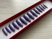 Ręcznie malowane sztuczne paznokcie, press on nails, tipsy handmade
