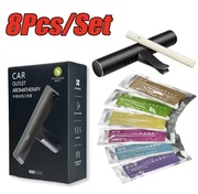 Zapach Samochodowy Dyfuzor na Kratkę Metalowy + 6 Wkładów Zestaw