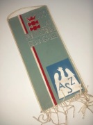 Proporczyk 30 lat Politechnika Gdańsk herb AzS Mistrzostwa Polski 1975