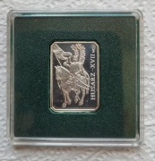 Moneta 10 zł 2009 r. Husarz - XVII wiek, folder