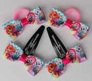 Zestaw do włosów komplet spinki frotki gumki gumeczki Psi Patrol